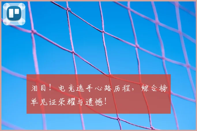 泪目！电竞选手心路历程，综合榜单见证荣耀与遗憾！